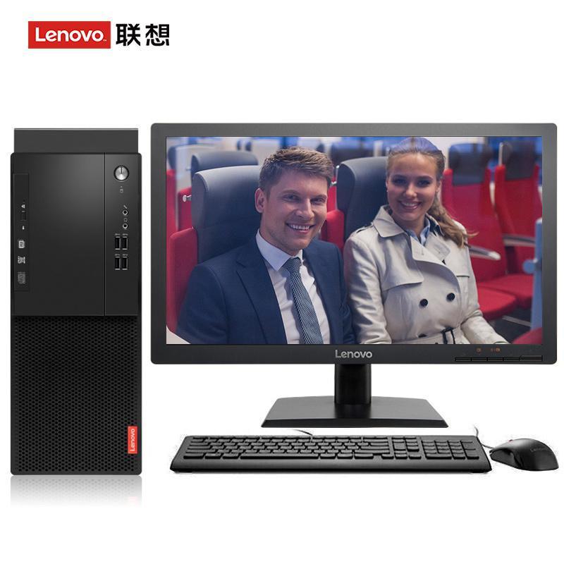 黑屌高潮联想（Lenovo）启天M415 台式电脑 I5-7500 8G 1T 21.5寸显示器 DVD刻录 WIN7 硬盘隔离...